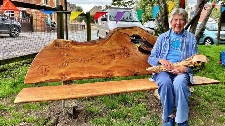 Unveiling of the Wolvercote & Wytham Summer Festival Bench